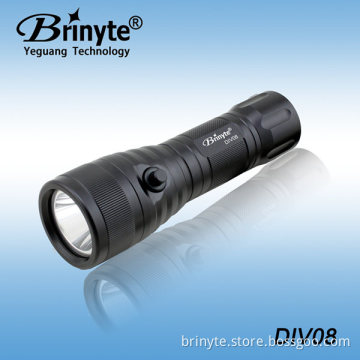 Brinyte New Arrival Magnetic Switch Four Mode Scuba Diving Equipment